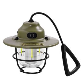 Outdoor Lighting Camping Light USB Rechargeable Horse Lantern (Type: Camping Light, Color: Green)
